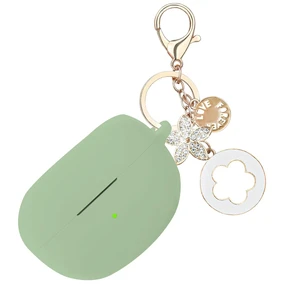 Case for Bose Ultra Open Earbuds (2024) with Bling Keychain Accessories Soft Silicone Protective Case Cover Compatible with Bose Ultra Open Earbuds for Women Girls (Cactus Green) Case for Bose Ultra Open Earbuds (2024) with Bling Keychain Accessories Soft Silicone Protective Case Cover Compatible with Bose Ultra Open Earbuds for Women Girls (Cactus Green)