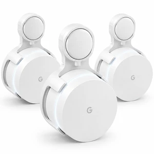 Google WiFi Outlet Wall Mount 3 Pack for AC1200 GA00157-US Mesh Router Built-in cable grooves No tools or drilling Keeps cords hidden Clean space-saving setup Google WiFi Outlet Wall Mount 3 Pack for AC1200 GA00157-US Mesh Router Built-in cable grooves No tools or drilling Keeps cords hidden Clean space-saving setup