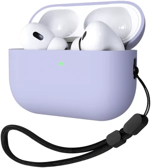 Liquid Silicone Case for AirPods Pro 2, Triple Layer Hybrid Protective Hard Case Shockproof Cover Compatible with AirPods Pro 2nd Generation (Purple) Liquid Silicone Case for AirPods Pro 2, Triple Layer Hybrid Protective Hard Case Shockproof Cover Compatible with AirPods Pro 2nd Generation (Purple)