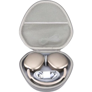 Hard Case Replacement for Apple Airpods Max Over-Ear Headphones Hard Shell Shockproof, Portable Headphone Storage, Mesh Bag Organizer, Lightweight Travel Hard Case Replacement for Apple Airpods Max Over-Ear Headphones Hard Shell Shockproof, Portable Headphone Storage, Mesh Bag Organizer, Lightweight Travel