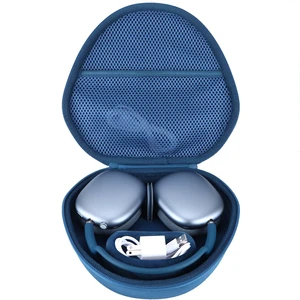 Hard Case Replacement for Apple Airpods Max Over-Ear Headphones Hard Shell Shockproof, Portable Headphone Storage, Mesh Bag Organizer, Lightweight Travel Hard Case Replacement for Apple Airpods Max Over-Ear Headphones Hard Shell Shockproof, Portable Headphone Storage, Mesh Bag Organizer, Lightweight Travel