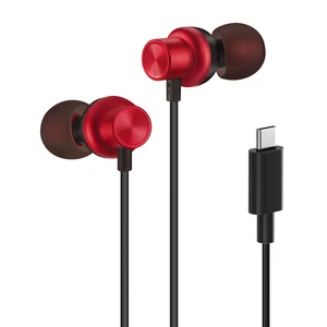 USB Type C Headphones in Ear Earbuds, Red Mic and Volume Control, Compatible for Galaxy S25/S24/S23/Galaxy Note 10, iPhone 17/16/15 USB Type C Headphones in Ear Earbuds, Red Mic and Volume Control, Compatible for Galaxy S25/S24/S23/Galaxy Note 10, iPhone 17/16/15