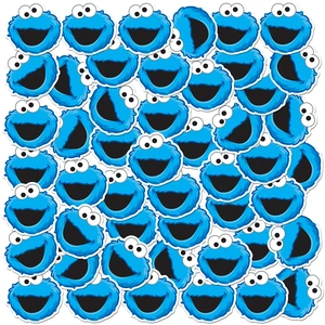 Sesame Street Cookie Monster Face, Tablet, Cookie Monster Face Variety Set Officially Licensed Sesame Street Stickers Great for Water Bottles, Skateboards, Luggage, Laptops, Bumpers & Cars Sesame Street Cookie Monster Face, Tablet, Cookie Monster Face Variety Set Officially Licensed Sesame Street Stickers Great for Water Bottles, Skateboards, Luggage, Laptops, Bumpers & Cars