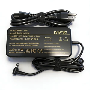 120W 19V 6.32A Charger Fit for Asus GL502 N750 N53S N55 GamingLaptop PA-1121-28 A15-120P1A Power Adapter for Asus Rog GL502VT GL502V GL502VT-DS71 N750 N500 G50 N53S N55 120W 19V 6.32A Charger Fit for Asus GL502 N750 N53S N55 GamingLaptop PA-1121-28 A15-120P1A Power Adapter for Asus Rog GL502VT GL502V GL502VT-DS71 N750 N500 G50 N53S N55