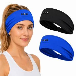 Sleeping Headphones Bluetooth Headband 2-Pack USB-C Fast Charging, 14+ Hrs Battery, Ultra-Thin Speakers for Side Sleepers, Workout & Travel (Black & Blue) Sleeping Headphones Bluetooth Headband 2-Pack USB-C Fast Charging, 14+ Hrs Battery, Ultra-Thin Speakers for Side Sleepers, Workout & Travel (Black & Blue)