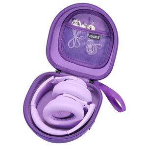 Hard Storage Case Compatible with BERIBES, for TOZO, for KVIDIO, for Beats Over-Ear Headphones and More Headset, Travel Carrying Bag.(for Sale is Case Only) - Purple Hard Storage Case Compatible with BERIBES, for TOZO, for KVIDIO, for Beats Over-Ear Headphones and More Headset, Travel Carrying Bag.(for Sale is Case Only) - Purple