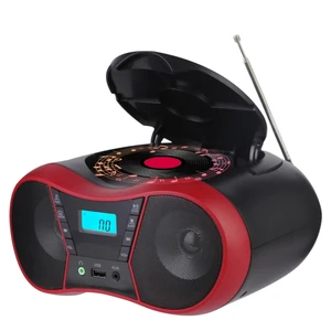 Boombox CD Player Portable, Portable CD Players for Home, Radio CD Player Stereo with AUX/USB/FM/Bluetooth, AC/Battery, Sleep Timer, Boom Box with Bluetooth Gift for Kids,Seniors,Home, Red Boombox CD Player Portable, Portable CD Players for Home, Radio CD Player Stereo with AUX/USB/FM/Bluetooth, AC/Battery, Sleep Timer, Boom Box with Bluetooth Gift for Kids,Seniors,Home, Red