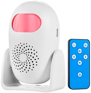 Motion Detector Alarm Indoor Motion Sensor Alarm with Remote Control 110dB 4 Volume Levels Motion Detector Alert for Home Shop Store (1 Motion Detector, 1 Remote Control) Motion Detector Alarm Indoor Motion Sensor Alarm with Remote Control 110dB 4 Volume Levels Motion Detector Alert for Home Shop Store (1 Motion Detector, 1 Remote Control)