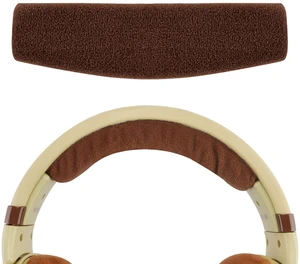 Velour Headband Pad Compatible with Sennheiser HD598, HD598SE, HD598CS, HD595, HD569, HD559, HD558, HD555, HD518, HD515, Game ONE, PC360, PC373D Headphones (Brown) Velour Headband Pad Compatible with Sennheiser HD598, HD598SE, HD598CS, HD595, HD569, HD559, HD558, HD555, HD518, HD515, Game ONE, PC360, PC373D Headphones (Brown)
