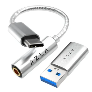 A100 Smart DAC USB C to 3.5mm Headphone Jack Adapter with USB-A A100 Smart DAC USB C to 3.5mm Headphone Jack Adapter with USB-A