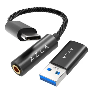 A100 Smart DAC USB C to 3.5mm Headphone Jack Adapter with USB-A A100 Smart DAC USB C to 3.5mm Headphone Jack Adapter with USB-A