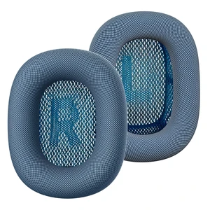 Ear Cushions for AirPods Max, Replacement Ear Pads (Blue) Durable Mesh Fabric, Soft Foam Earpads, Cutouts Fit for Sensor, Replacement Ear Covers Cups with Magnet for Apple AirPod Max Ear Cushions for AirPods Max, Replacement Ear Pads (Blue) Durable Mesh Fabric, Soft Foam Earpads, Cutouts Fit for Sensor, Replacement Ear Covers Cups with Magnet for Apple AirPod Max