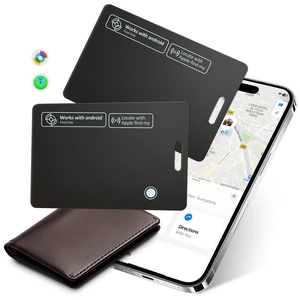 2 Pack Wallet Tracker Card for Apple & Android, Tracking Card for Backpacks IP67 Waterproof Rechargeable, 160ft Range, Tracking Card, Anti-Lost Locator for Luggage Backpack Travel, Wireless Charging 2 Pack Wallet Tracker Card for Apple & Android, Tracking Card for Backpacks IP67 Waterproof Rechargeable, 160ft Range, Tracking Card, Anti-Lost Locator for Luggage Backpack Travel, Wireless Charging
