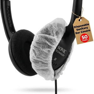 Headphone Covers - Disposable Headset Ear Covers - 50 Pair (2.5") Headphone Covers - Disposable Headset Ear Covers - 50 Pair (2.5")
