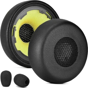 Protein Leather Earpads for Jabra Evolve 75 Headset Also for Jabra Evolve 75(75UC 75MS 75SE)Headset(Do not fit Jabra Evolve2 75 PC),Earpads and Mic Foam Replacement Protein Leather Earpads for Jabra Evolve 75 Headset Also for Jabra Evolve 75(75UC 75MS 75SE)Headset(Do not fit Jabra Evolve2 75 PC),Earpads and Mic Foam Replacement
