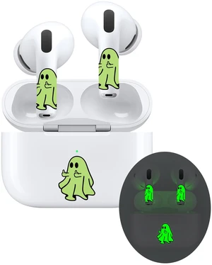 for AirPods Glow in the Dark Skin Set, Spooky Ghost Earbud + Charging Case Stickers with Applicator & Spare, Universal Fit for AirPods 5/4/3/2/1 & Pro/Pro 2/Pro 3, Sweat-Resistant, Removable for AirPods Glow in the Dark Skin Set, Spooky Ghost Earbud + Charging Case Stickers with Applicator & Spare, Universal Fit for AirPods 5/4/3/2/1 & Pro/Pro 2/Pro 3, Sweat-Resistant, Removable