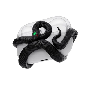 The Snake Case 3D Cover Compatible with AirPods Pro Case 2nd/1st Generation. Distinctive Aesthetic, Gemstone Light Head, Detail Sculpting, Compatible with AirPods Pro 2nd/1st, Mystery Black The Snake Case 3D Cover Compatible with AirPods Pro Case 2nd/1st Generation. Distinctive Aesthetic, Gemstone Light Head, Detail Sculpting, Compatible with AirPods Pro 2nd/1st, Mystery Black