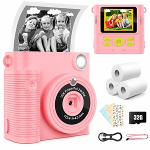 Kids Instant Print Camera Ages 3-12 1080P Selfie 2.4" Screen 32GB Gift Pink Kids camera,1080P Photo Capture,Selfie Camera,Ink-Free Printing, Print photos easily,Christmas,Birthday Gift for Girls Kids Instant Print Camera Ages 3-12 1080P Selfie 2.4" Screen 32GB Gift Pink Kids camera,1080P Photo Capture,Selfie Camera,Ink-Free Printing, Print photos easily,Christmas,Birthday Gift for Girls
