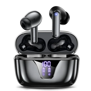 Wireless Earbuds Bluetooth Headphones, Ear Buds with Mic, LED Display in Ear Earphones Bass Stereo Wireless Earbuds Bluetooth Headphones, Ear Buds with Mic, LED Display in Ear Earphones Bass Stereo