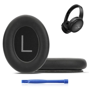QC45 Ear Cushions for Bose qc45/45 SE,Larger and Thicker (Black) QC45 Ear Cushions for Bose qc45/45 SE,Larger and Thicker (Black)
