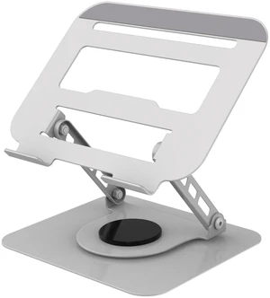 Adjustable Laptop Stand 360°Rotation Computer Riser for Desk, Silver Fit for MacBook Pro/Air Notebook Up to 16 Inches, Adjustable & Foldable, Stability & Durability, Heat Dissipation Design Adjustable Laptop Stand 360°Rotation Computer Riser for Desk, Silver Fit for MacBook Pro/Air Notebook Up to 16 Inches, Adjustable & Foldable, Stability & Durability, Heat Dissipation Design