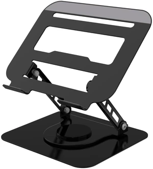 Adjustable Laptop Stand 360°Rotation Computer Riser for Desk, Black Fit for MacBook Pro/Air Notebook Up to 16 Inches, Adjustable & Foldable, Stability & Durability, Heat Dissipation Design Adjustable Laptop Stand 360°Rotation Computer Riser for Desk, Black Fit for MacBook Pro/Air Notebook Up to 16 Inches, Adjustable & Foldable, Stability & Durability, Heat Dissipation Design