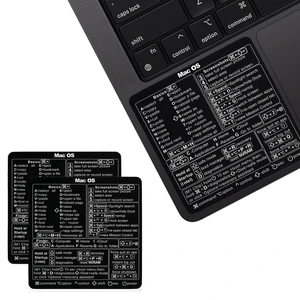 Mac OS Shortcut Stickers (2-Pack) MacBook Keyboard Cheat Sheet for macOS (2025) Waterproof Removable Vinyl Decals for MacBook Air/Pro, M1/M2/M3/M4 (8, Black) Mac OS Shortcut Stickers (2-Pack) MacBook Keyboard Cheat Sheet for macOS (2025) Waterproof Removable Vinyl Decals for MacBook Air/Pro, M1/M2/M3/M4 (8, Black)