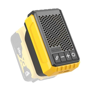 Portable Bluetooth Speaker Compatible with DEWALT 18V/20V Battery (Battery Not Included) 100FT Bluetooth 6.0 Range, TWS Stereo Pairing, USB-C PD 20W Fast Charging, USB Play Portable Bluetooth Speaker Compatible with DEWALT 18V/20V Battery (Battery Not Included) 100FT Bluetooth 6.0 Range, TWS Stereo Pairing, USB-C PD 20W Fast Charging, USB Play