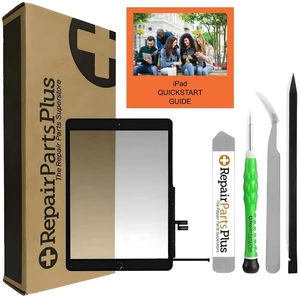 RepairPartsPlus for iPad 7 7th Gen 8 8th Screen Replacement Glass Touch Digitizer Premium Kit (10.2", A2197 A2198 A2200 A2270 A2428 A2429 A2430) + Home Button, Adhesive, Quickstart Guide - Black RepairPartsPlus for iPad 7 7th Gen 8 8th Screen Replacement Glass Touch Digitizer Premium Kit (10.2", A2197 A2198 A2200 A2270 A2428 A2429 A2430) + Home Button, Adhesive, Quickstart Guide - Black