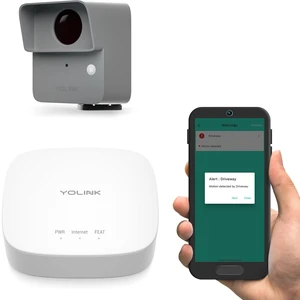 Outdoor Motion Sensor for Driveway Alerts Kit: 1-Pack + Hub Driveway Motion Mobile App Alerts, Up to 2-Year Battery, Works with Alexa/IFTTT, LoRa Protocol Up to 2034 Feet Outdoor Motion Sensor for Driveway Alerts Kit: 1-Pack + Hub Driveway Motion Mobile App Alerts, Up to 2-Year Battery, Works with Alexa/IFTTT, LoRa Protocol Up to 2034 Feet