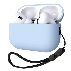 Liquid Silicone Case for AirPods Pro 2(USB-C/Lightning Cable), Triple Layer Hybrid Protective Hard Case Shockproof Cover Compatible with AirPods Pro 2nd Generation (Sky Blue) Liquid Silicone Case for AirPods Pro 2(USB-C/Lightning Cable), Triple Layer Hybrid Protective Hard Case Shockproof Cover Compatible with AirPods Pro 2nd Generation (Sky Blue)