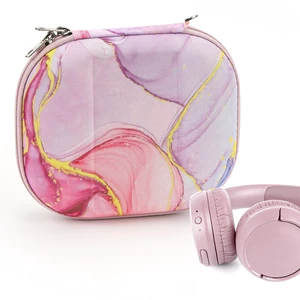 NOVA On-Ear Headphones Case Compatible with JBL Tune 510BT/500BT/670NC, Live 400BT, Replacement Hard Shell Travel Carrying Bag with Cable Storage (Pink Marble) NOVA On-Ear Headphones Case Compatible with JBL Tune 510BT/500BT/670NC, Live 400BT, Replacement Hard Shell Travel Carrying Bag with Cable Storage (Pink Marble)