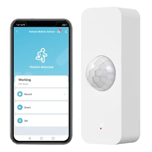 WiFi Motion Sensor, Smart Motion Detector for Home Security, Wireless Motion Sensor App Remote Monitor, Voice Command Compatible with Alexa. 1 Pack WiFi Motion Sensor, Smart Motion Detector for Home Security, Wireless Motion Sensor App Remote Monitor, Voice Command Compatible with Alexa. 1 Pack