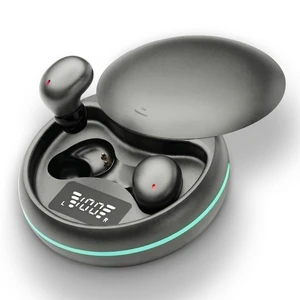 Sleep Earbuds, Bluetooth 5.4 in-Ear Headphones, Matte Black Asymmetric chamber for side sleepers, LED power display, built-in mic, portable charging case Sleep Earbuds, Bluetooth 5.4 in-Ear Headphones, Matte Black Asymmetric chamber for side sleepers, LED power display, built-in mic, portable charging case
