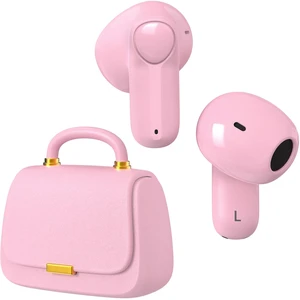 Pink Wireless Earbuds with Mini Handbag Case, 22H Playtime Bluetooth 5.3, 13mm drivers, touch controls and DIY stickers for music, calls, travel, everyday wear and gifting Pink Wireless Earbuds with Mini Handbag Case, 22H Playtime Bluetooth 5.3, 13mm drivers, touch controls and DIY stickers for music, calls, travel, everyday wear and gifting