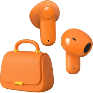 Wireless Earbuds with Mini Handbag Case, 22H Playtime, Orange Bluetooth 5.3, 13mm drivers, touch controls and DIY stickers for music, calls, travel, everyday wear and gifting Wireless Earbuds with Mini Handbag Case, 22H Playtime, Orange Bluetooth 5.3, 13mm drivers, touch controls and DIY stickers for music, calls, travel, everyday wear and gifting