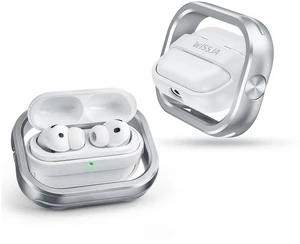 for AirPods Pro 3 Case, All-Metal Rotating Case, Aluminum Alloy Fidget Stress-Relief Protective Cover, 360° Fingertip Rotation, Hollow-Out Heat Dissipation, Shockproof & Skin-Friendly Armor for AirPods Pro 3 Case, All-Metal Rotating Case, Aluminum Alloy Fidget Stress-Relief Protective Cover, 360° Fingertip Rotation, Hollow-Out Heat Dissipation, Shockproof & Skin-Friendly Armor