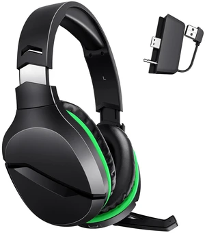 Wireless Gaming Headset with Mic for Xbox Series X S Xbox One PS5 60H Playtime, Low Latency Bluetooth Headphones, Noise Cancelling Microphone, Lightweight Design for PC Mac Switch Wireless Gaming Headset with Mic for Xbox Series X S Xbox One PS5 60H Playtime, Low Latency Bluetooth Headphones, Noise Cancelling Microphone, Lightweight Design for PC Mac Switch
