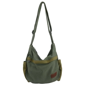 Large Canvas Messenger Bag with Multiple Pockets for Men and Women, Crossbody Shoulder Tote Hobo Laptop Bag (521/Green) Large Canvas Messenger Bag with Multiple Pockets for Men and Women, Crossbody Shoulder Tote Hobo Laptop Bag (521/Green)