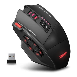 Wireless Gaming Mouse, RGB Dual Mode Bluetooth Mouse Up 24,000 DPI, 13 Macro Programmable Buttons, Optical Computer Mouse 50Hrs for PC Laptop MOBA FPS, PMW-3311, Comfort Grip (Black) Wireless Gaming Mouse, RGB Dual Mode Bluetooth Mouse Up 24,000 DPI, 13 Macro Programmable Buttons, Optical Computer Mouse 50Hrs for PC Laptop MOBA FPS, PMW-3311, Comfort Grip (Black)