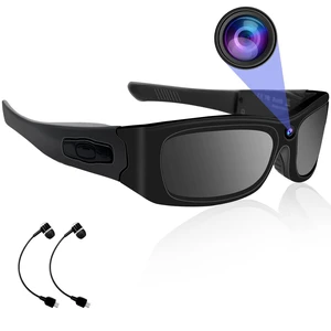 Sunglasses Camera HD 1080P Sport Camera Glasses Video Camera Sunglasses Sport Camera, Bluetooth Sunglasses Cycling Video Camera with Loop Recording and Earphones for Outdoor Actives Sunglasses Camera HD 1080P Sport Camera Glasses Video Camera Sunglasses Sport Camera, Bluetooth Sunglasses Cycling Video Camera with Loop Recording and Earphones for Outdoor Actives