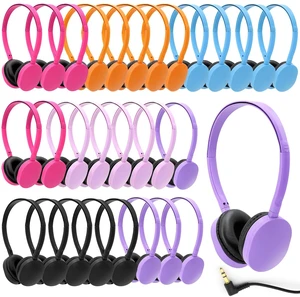 30 Pack Kids Headphones Bulk for School, Multi Color Wired Kids Classroom Headphones Adjustable with 3.5 mm Jack for School Library Students Children Teens and Adult 30 Pack Kids Headphones Bulk for School, Multi Color Wired Kids Classroom Headphones Adjustable with 3.5 mm Jack for School Library Students Children Teens and Adult