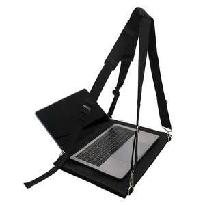 Laptop Harness - Walking Desk-Hands Free Portable Wearable Desk with Adjustable Straps for up to 16" Laptop, MacBook, Notebook- Complete with Microfiber Cloth Laptop Harness - Walking Desk-Hands Free Portable Wearable Desk with Adjustable Straps for up to 16" Laptop, MacBook, Notebook- Complete with Microfiber Cloth