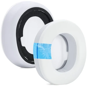 Earpads for Steelseries Arctis Nova Pro Wireless/Nova Elite (Not Fit Nova Pro Wired),White Cooling Gel Replacement Ear Cushion Ear Pads with Ice Silk Fabric Earpads for Steelseries Arctis Nova Pro Wireless/Nova Elite (Not Fit Nova Pro Wired),White Cooling Gel Replacement Ear Cushion Ear Pads with Ice Silk Fabric