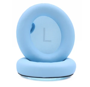 Replacement Ear Pads for Anker Soundcore Space One Headphones Crystal Blue Soft high-quality protein leather / Slow recovery memory foam ear pads / Ear cover Replacement Ear Pads for Anker Soundcore Space One Headphones Crystal Blue Soft high-quality protein leather / Slow recovery memory foam ear pads / Ear cover