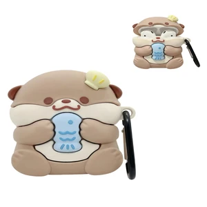 for Airpods Pro/Pro2 Case, 3D Kawaii Otter Design Earbuds Cover Cute Animal Case Compatible with Airpods Pro 2nd/1st Generation, Silicone Shockproof Earphone Protector, Earbuds Accessories for Airpods Pro/Pro2 Case, 3D Kawaii Otter Design Earbuds Cover Cute Animal Case Compatible with Airpods Pro 2nd/1st Generation, Silicone Shockproof Earphone Protector, Earbuds Accessories