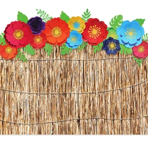 22 Pcs Hawaiian Beach Backdrop Paper Flower Decor, 5.9 X 3.6ft, Reed 2 Hawaiian Backdrop 3D Hibiscus Paper Flower Palm Leaves for Aloha Luau Summer Party Decorations 22 Pcs Hawaiian Beach Backdrop Paper Flower Decor, 5.9 X 3.6ft, Reed 2 Hawaiian Backdrop 3D Hibiscus Paper Flower Palm Leaves for Aloha Luau Summer Party Decorations