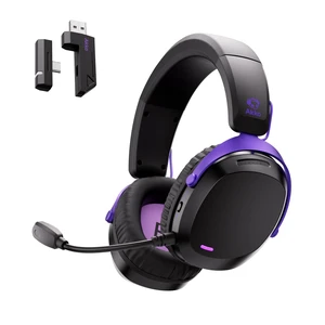 GH300 Wireless Gaming Headphone, Quad-Mode Connectivity Black Headset with 50mm Drivers, Virtual 7.1 Surround Sound, Noise Cancelling Mic, RGB Lights Compatible with Laptop, Desktops GH300 Wireless Gaming Headphone, Quad-Mode Connectivity Black Headset with 50mm Drivers, Virtual 7.1 Surround Sound, Noise Cancelling Mic, RGB Lights Compatible with Laptop, Desktops
