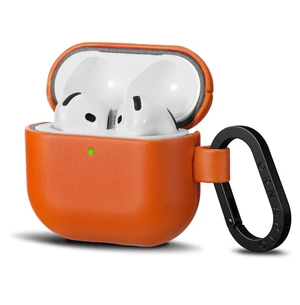 Vegan Leather for AirPods 5 Case & for AirPods 4 Case, Orange Timeless Style, Everyday Protection - Classic Leather Look, Front LED Visible, Carabiner Included, Easy to Install & Remove Vegan Leather for AirPods 5 Case & for AirPods 4 Case, Orange Timeless Style, Everyday Protection - Classic Leather Look, Front LED Visible, Carabiner Included, Easy to Install & Remove