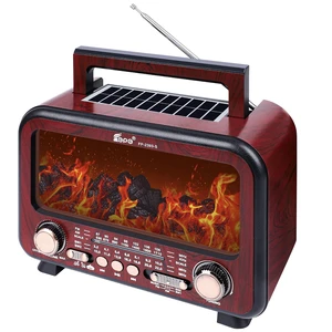 Retro Portable Radio AM FM SW Shortwave Radio with Bluetooth Speaker,Flame Atmosphere Lamp Battery Operated,SUB Charging, TF Card (Maroon) Retro Portable Radio AM FM SW Shortwave Radio with Bluetooth Speaker,Flame Atmosphere Lamp Battery Operated,SUB Charging, TF Card (Maroon)